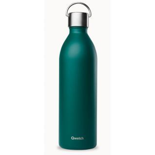 Botella QWETCH Isotérmica inox 1000ml Active Verde Esmeralda